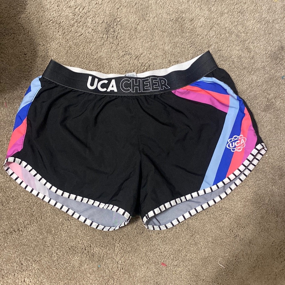 Varsity UCA Size Small Multicolor Running Shorts